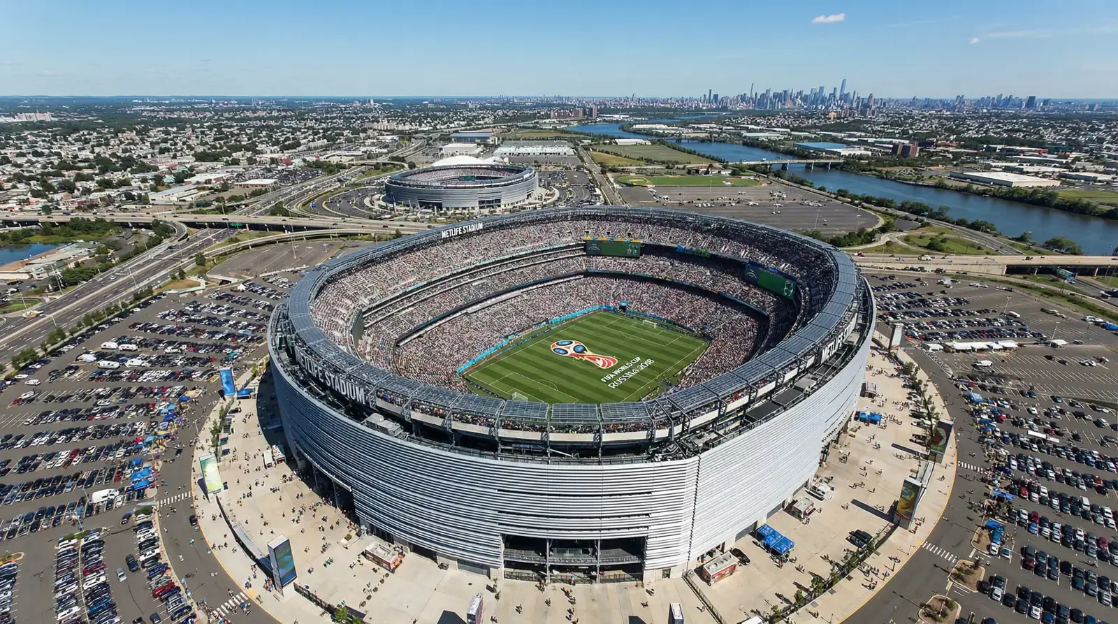 MetLife Stadium in East Rutherford, New Jersey, Austragungsort des WM-2026-Finales