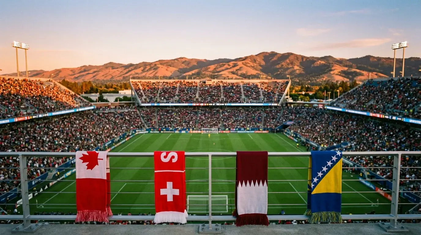 WM 2026 Gruppe B mit Kanada, Schweiz, Katar und Bosnien-Herzegowina