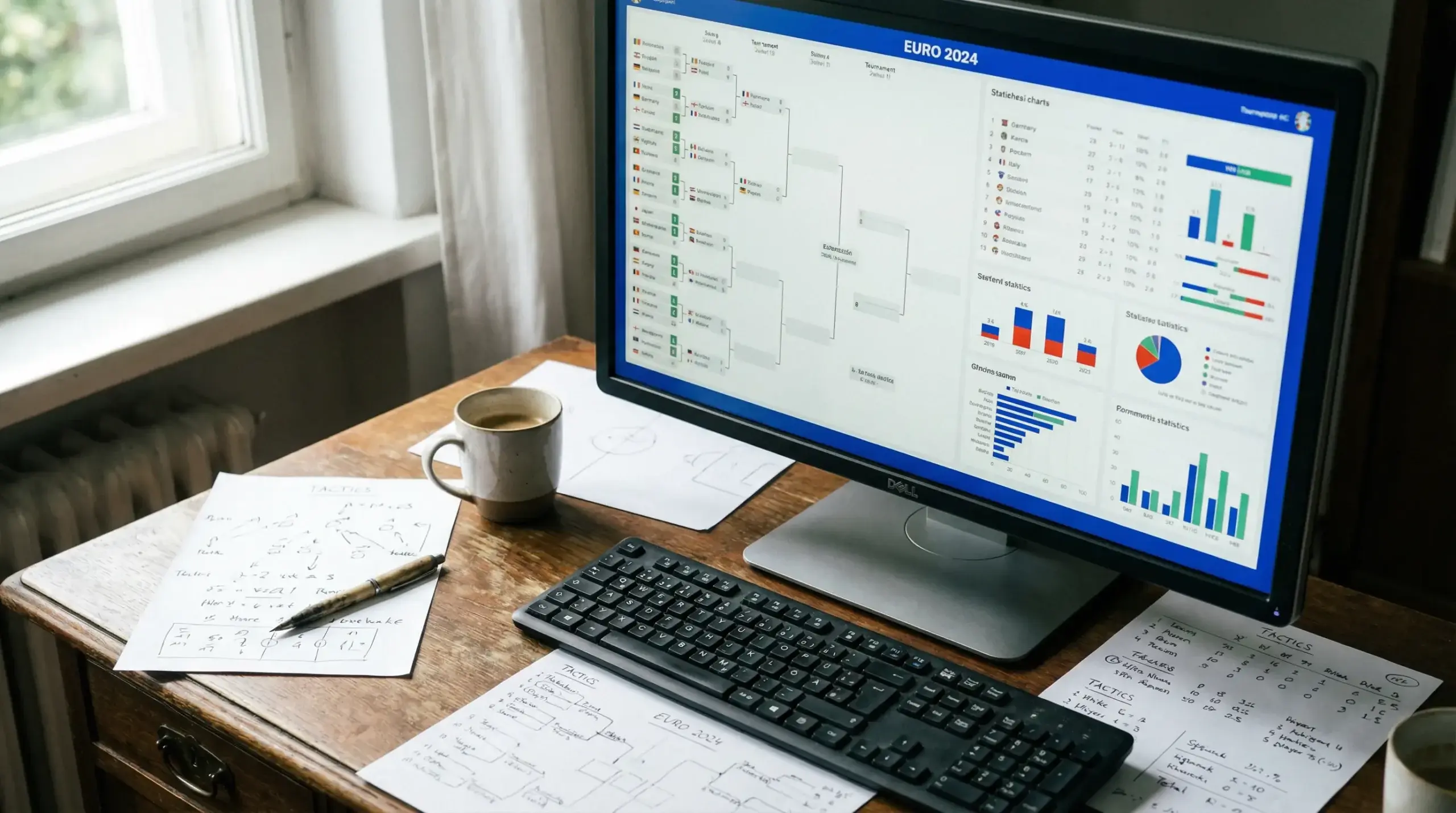 Analyse-Dashboard mit WM-2026-Prognosen und Turnierbaum