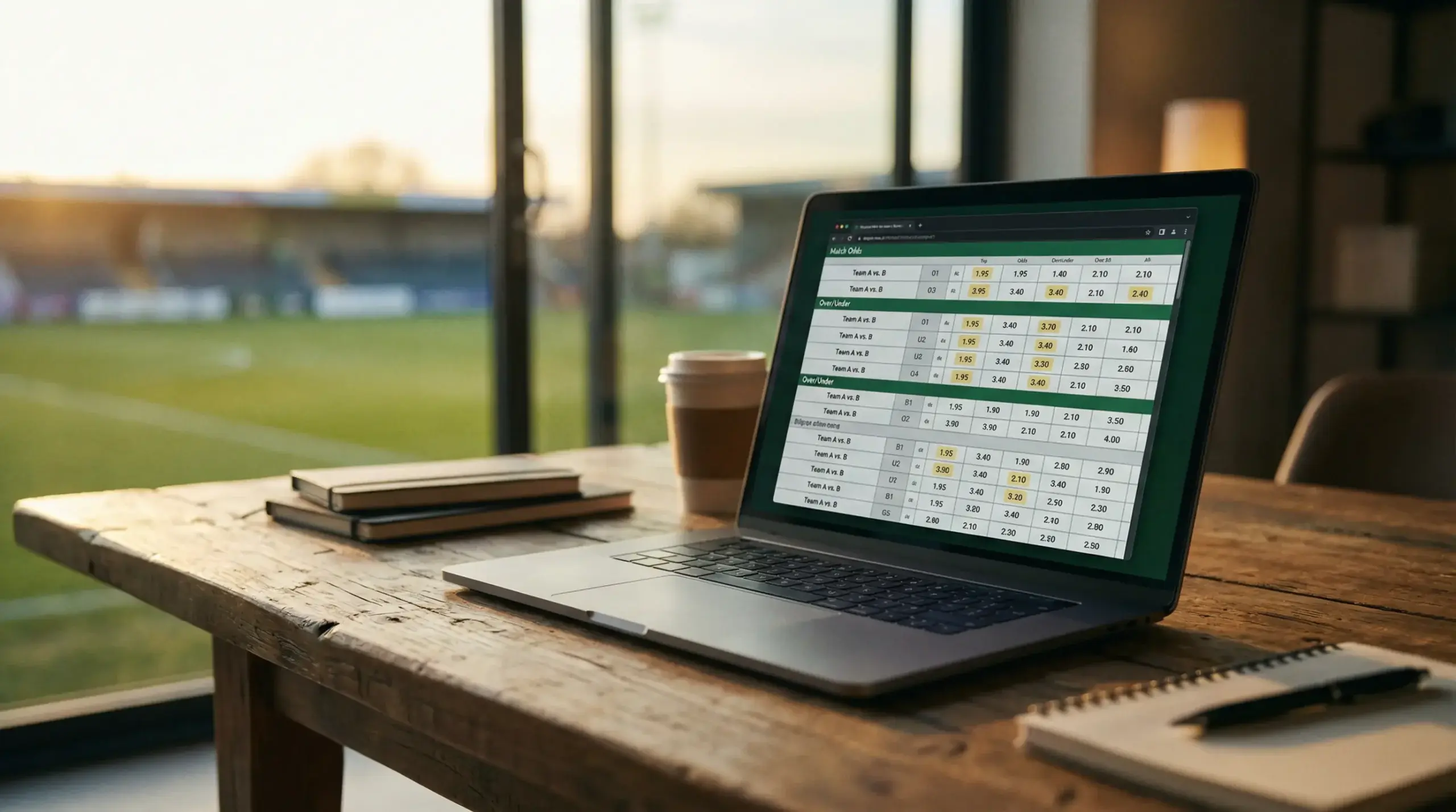 Dezimalquoten der WM-2026-Favoriten in einer Vergleichstabelle